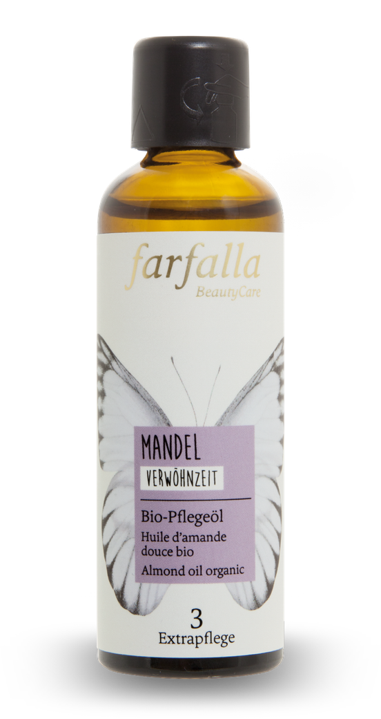 farfalla Huile de soin bio Amande 75ml farfalla Huile de soin bio Amande 75ml