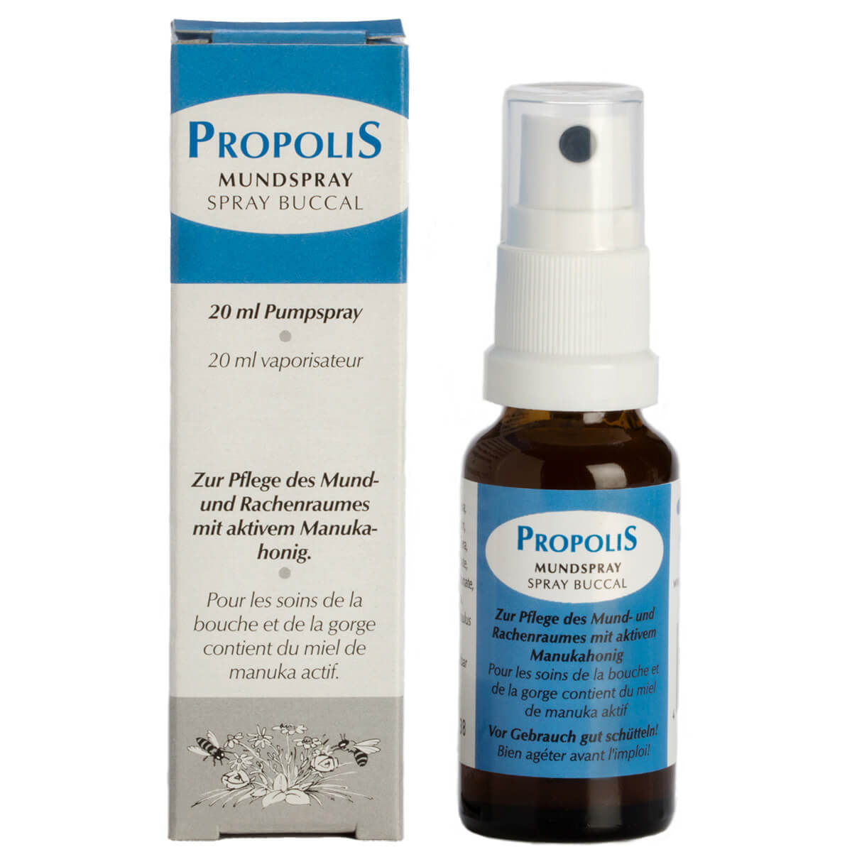 PROPOLIS spray buccal au miel de manuka actif 20ml PROPOLIS spray buccal au miel de manuka actif 20ml
