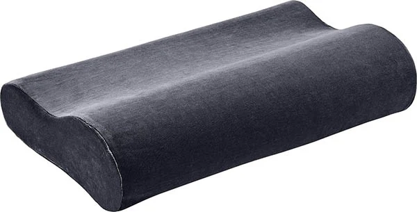 ELSA coussin nuque 50x11cm housse velours noir