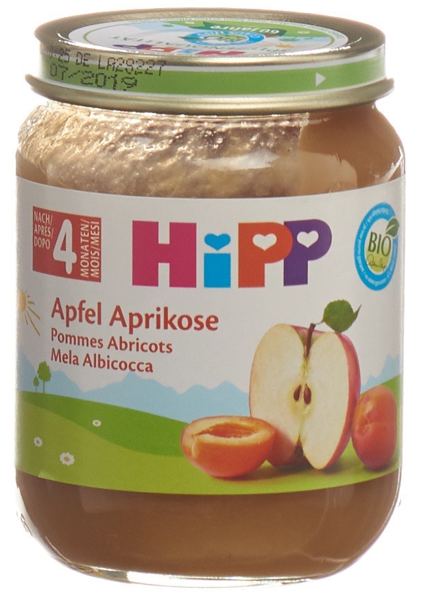 HIPP Pomme Abricot pot 125g