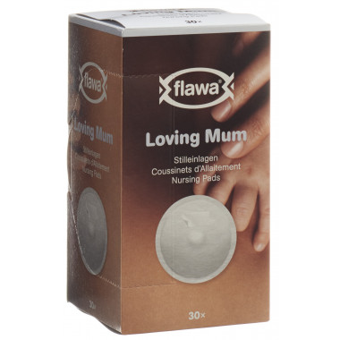 Compresses d'allaitement Flawa Loving Mum Classic 30 pièces