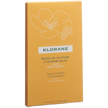 Klorane bandes dépilatoires jambes 2 x 6 pièces Klorane bandes dépilatoires jambes 2 x 6 pièces