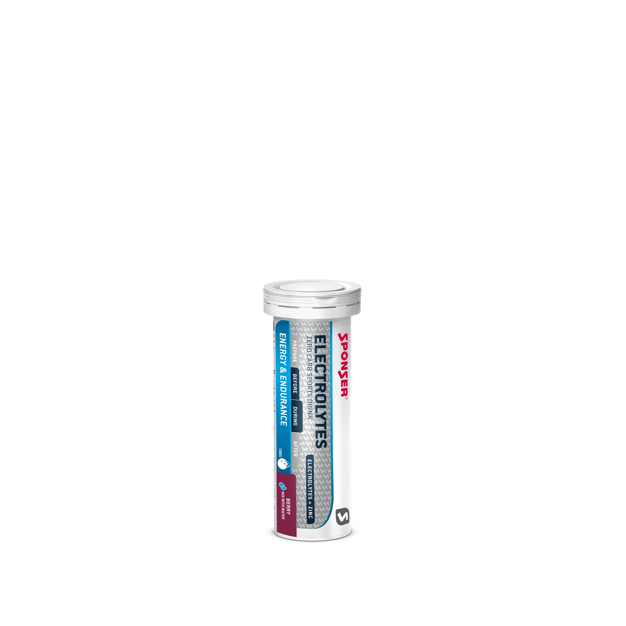 Sponser Electrolytes Tabs Berry 10 x 4.5 g Sponser Electrolytes Tabs Berry 10 x 4.5 g