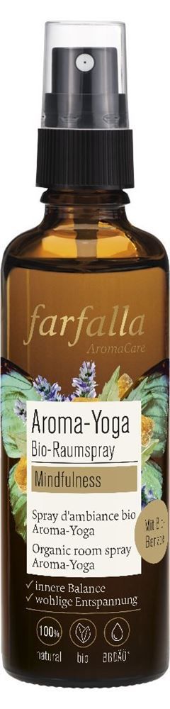 FARFALLA Spray d'ambiance bio Aroma-Yoga 75ml FARFALLA Spray d'ambiance bio Aroma-Yoga 75ml