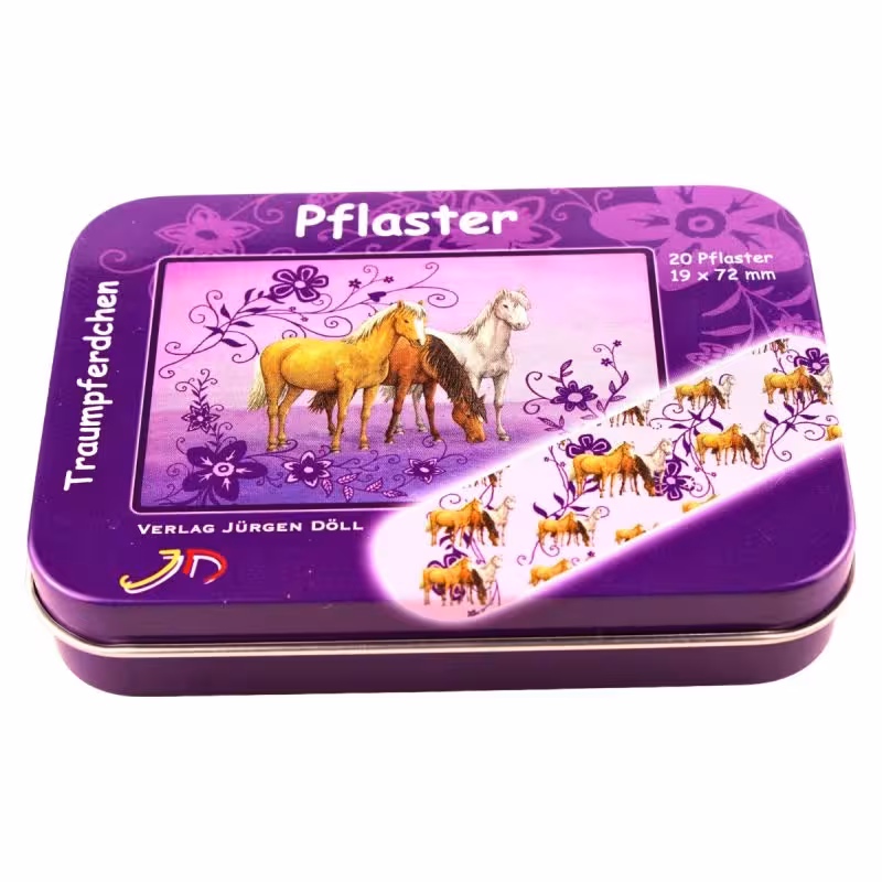 DOELL Pansements adhésifs 19 x 72 mm Cheval de rêve 20 pièces