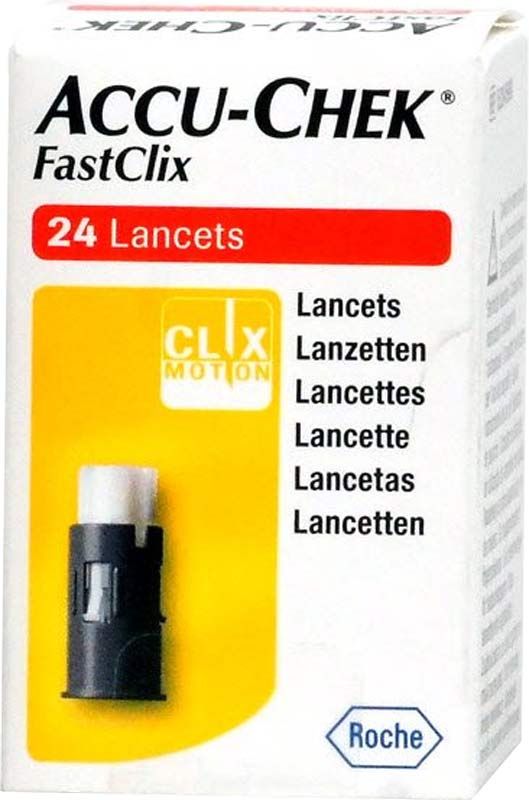 Lancettes Accu-Chek FastClix 4 x 6 pièces Lancettes Accu-Chek FastClix 4 x 6 pièces
