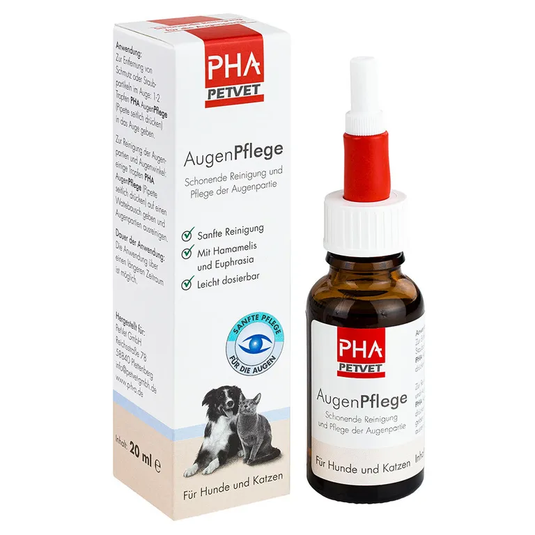 PHA Soin oculaire pour chiens chats gouttes 100ml
