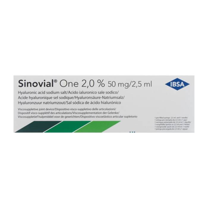 Sinovial One Inj Lös Fertspr 2.5 ml