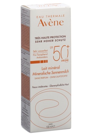 AVENE SUN Lait solaire minéral SPF 50+ 100ml