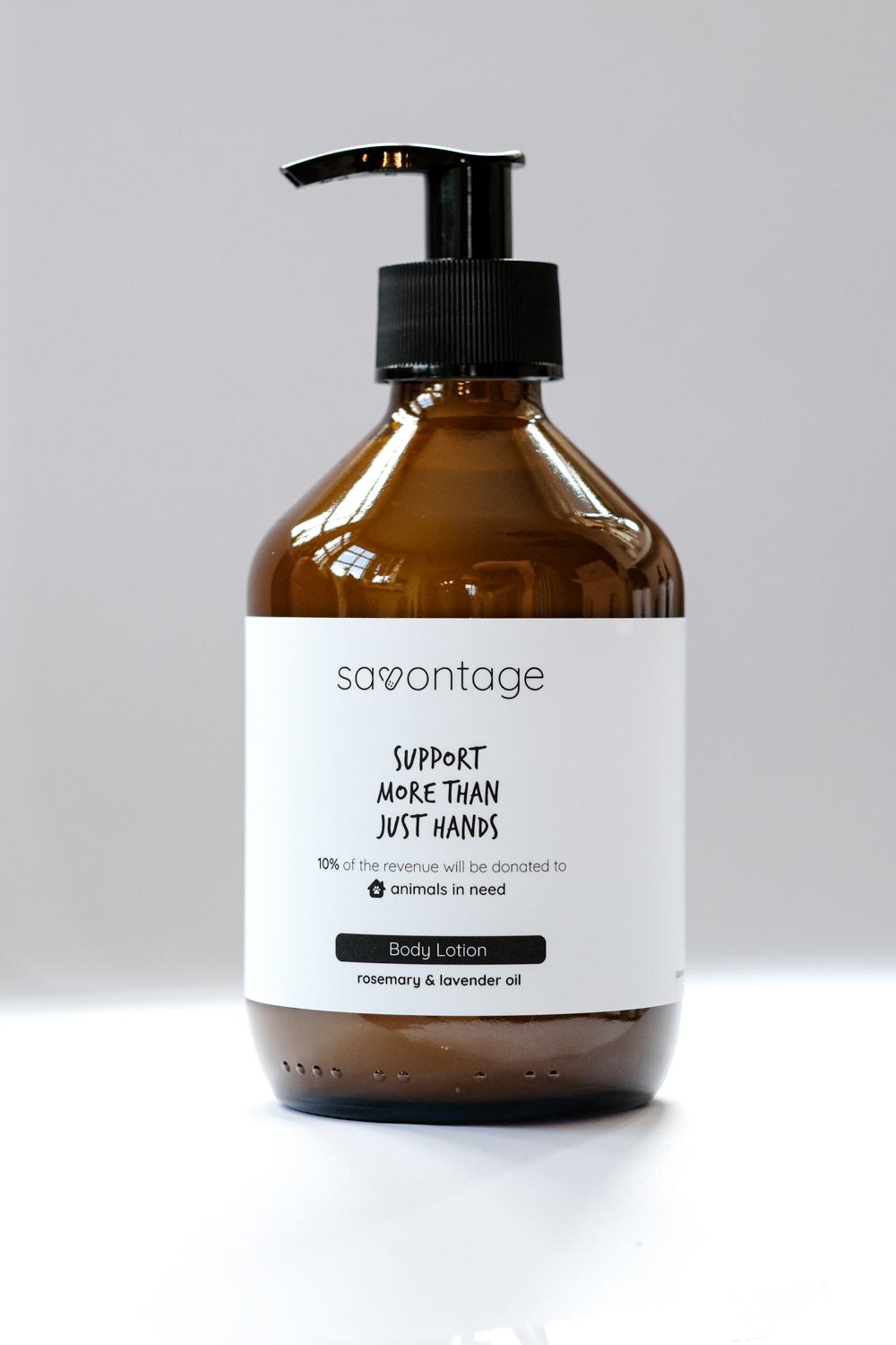 Lotion corporelle à l'huile de romarin et de lavande 300ml