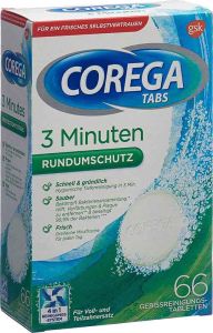 Corega 3Minuten Cleanser Tabs 66 pièces