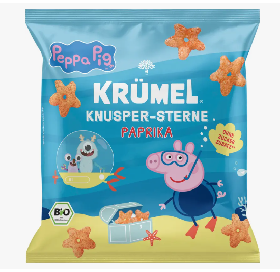 KRÜMEL Étoiles croustillantes au paprika Pepp Pi 20 g