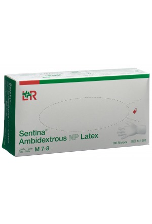 Gants Sentina M latex 100 pièces