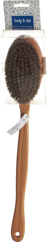 Brosse de bain et de massage HERBA crin de cheval/fibres végétales FSC