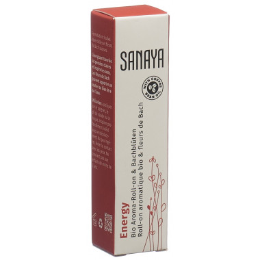 Sanaya Aroma & Fleurs de Bach Roll on Energy Bio 10ml Sanaya Aroma & Fleurs de Bach Roll on Energy Bio 10ml