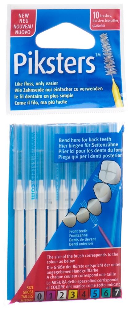 PIKSTERS Brosses interdentaires 2 10 pièces