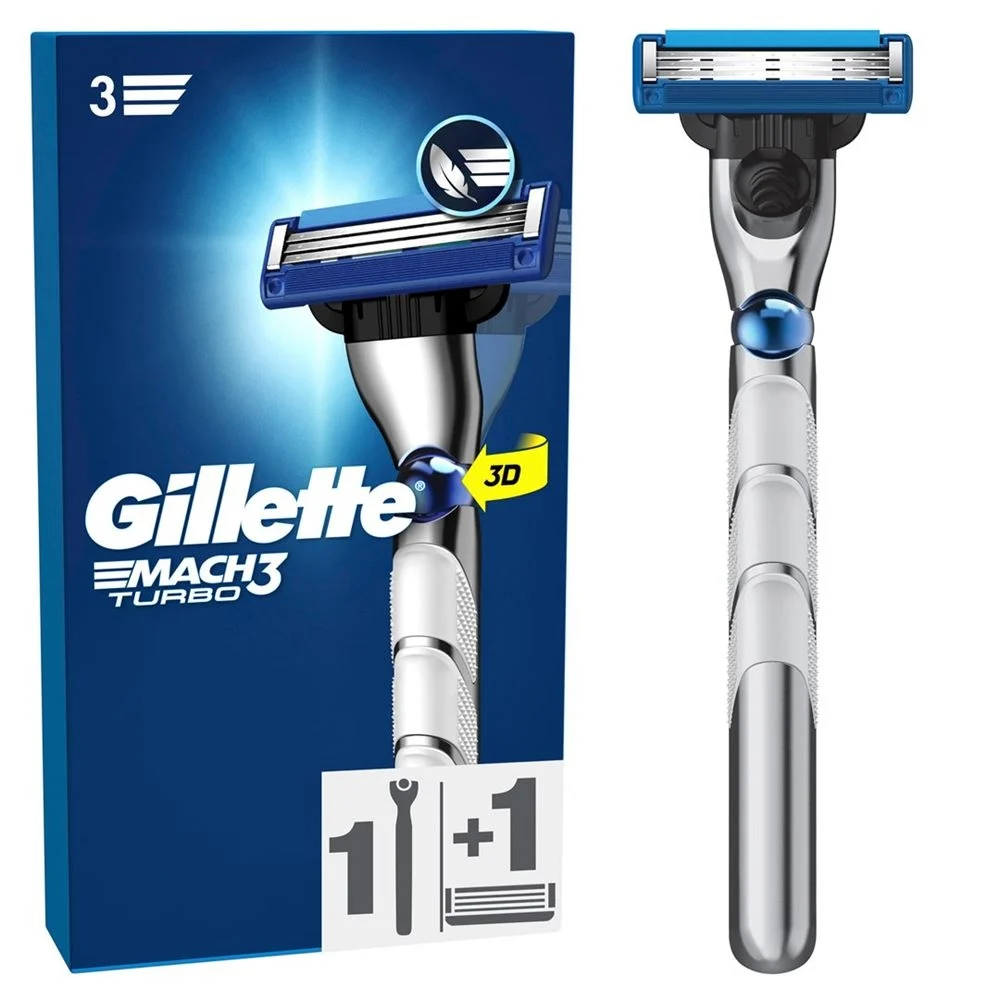 GILLETTE Mach3 Rasoirap Turbo 3D 1 lame(s)