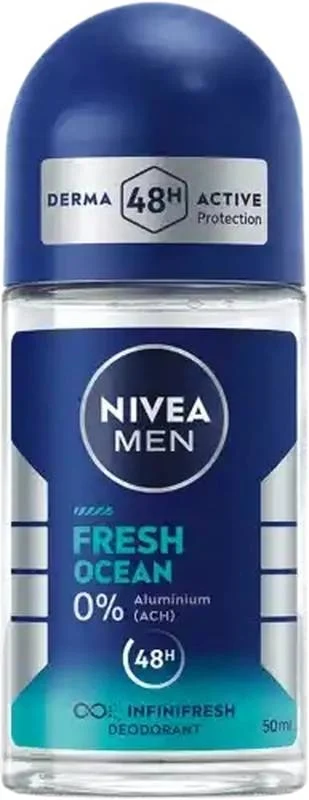 Nivea MEN Déo Fresh Ocean Roll-on (nouveau) 50 ml