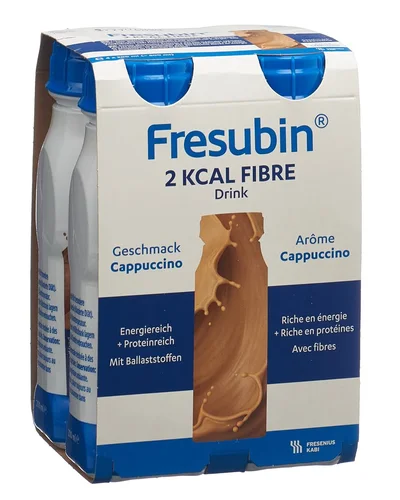 FRESUBIN 2 kcal Fibre DRINK Cappuccino 4 bt 200ml