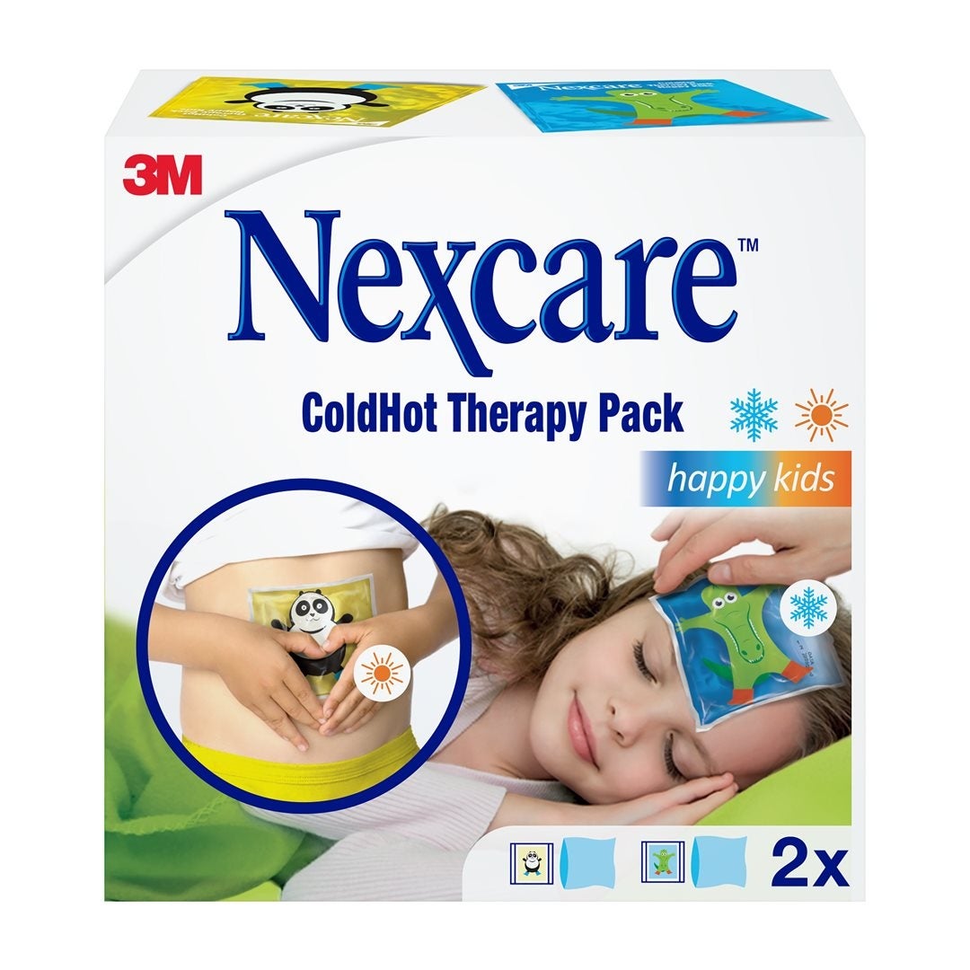 3M Nexcare ColdHot Happy Kids 12x11cm 2 pièces 3M Nexcare ColdHot Happy Kids 12x11cm 2 pièces