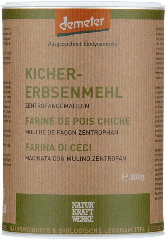 NATURKRAFTWERKE Farine de pois chiches Demeter 300g NATURKRAFTWERKE Farine de pois chiches Demeter 300g