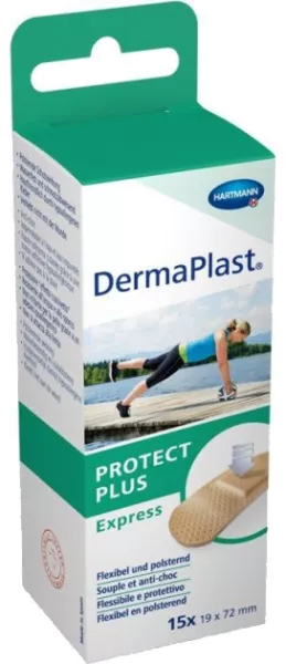 Dermaplast ProtectPlus Express 19mmx72mm 15 pièces Dermaplast ProtectPlus Express 19mmx72mm 15 pièces