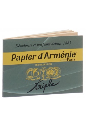 PAPIER ARMENIE feuilles 12 pièces