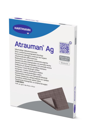 Atrauman Ag Compresses 10x10cm stérile 10 pièces