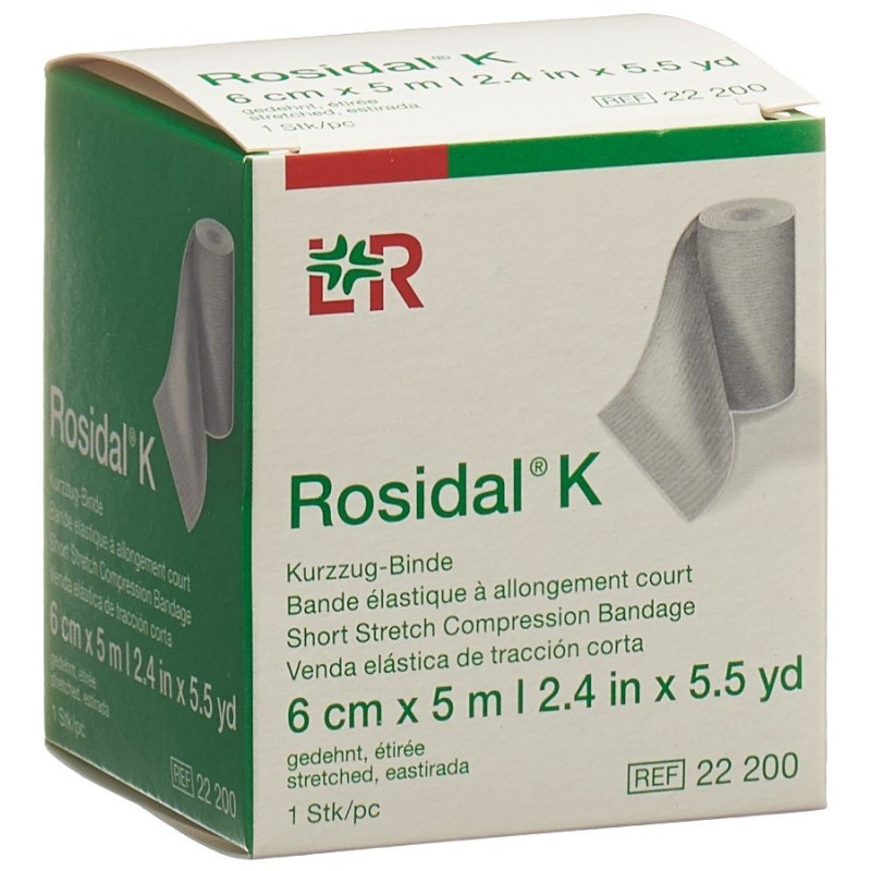 Bande à Allongement Court Rosidal K 6cmx5m