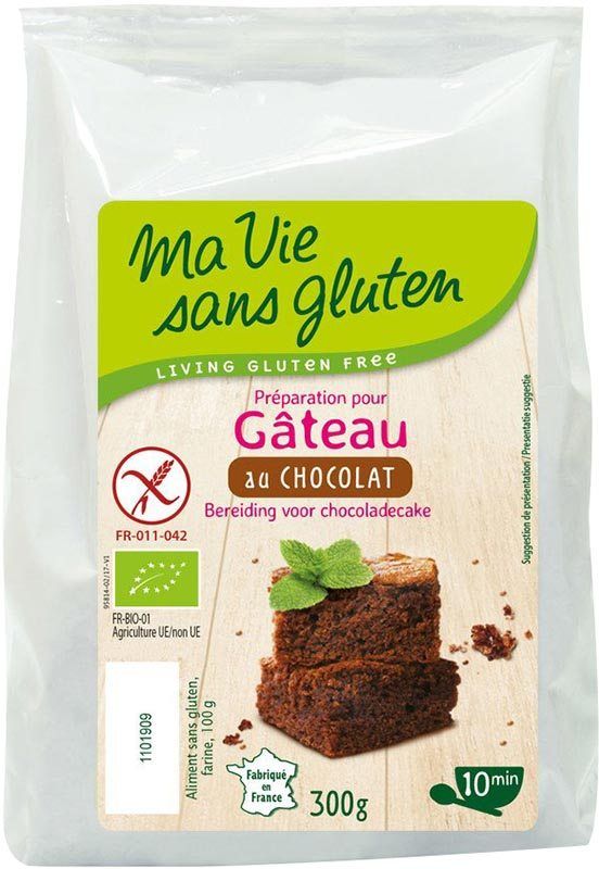 MA VIE S GLUT Mélange à cuire Gâteau au chocolat 300g