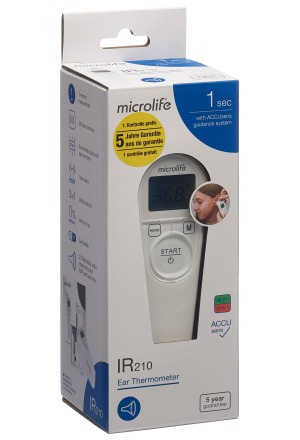 Thermomètre auriculaire numérique Microlife IR 210 Thermomètre auriculaire numérique Microlife IR 210