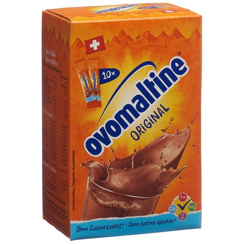 Ovomaltine Original Plv Stickpack 10 x 15g