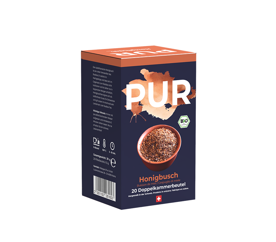 PUR Thé Miel de Bush Bio Btl 20 pièces PUR Thé Miel de Bush Bio Btl 20 pièces