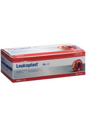 LEUKOPLAST Cupule de fixation 9.2mx1.25cm hf o anneau 24 pièces LEUKOPLAST Cupule de fixation 9.2mx1.25cm hf o anneau 24 pièces
