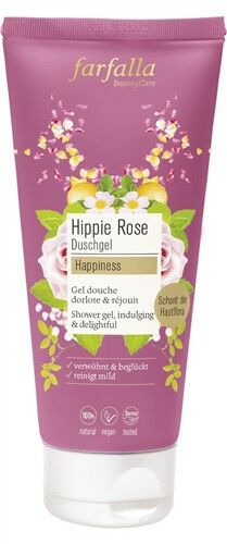 FARFALLA Gel douche Hippie rose Tb 200ml FARFALLA Gel douche Hippie rose Tb 200ml
