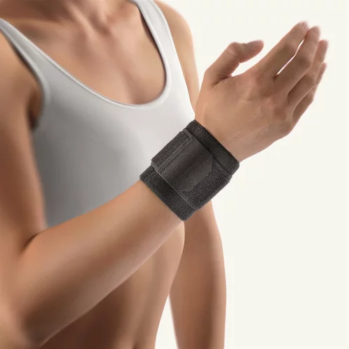 BORT Bandage pour poignet Velcro 8cm Gr1 -17cm noir BORT Bandage pour poignet Velcro 8cm Gr1 -17cm noir
