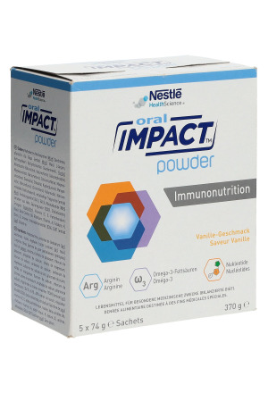 Impact Oral Immunonutrition Plv vanille 5 x 74 g