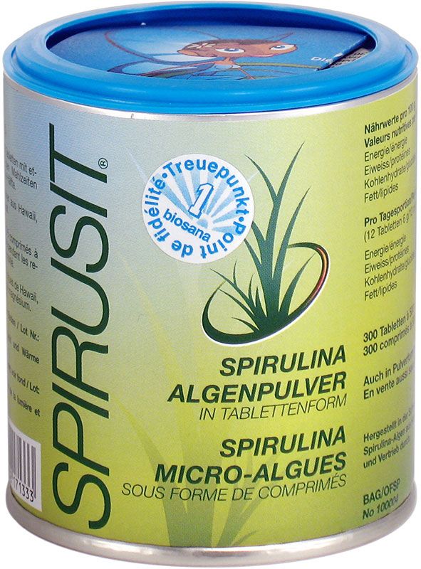 Comprimés de microalgues SPIRUSIT 500 mg Ds 300 pièces Comprimés de microalgues SPIRUSIT 500 mg Ds 300 pièces