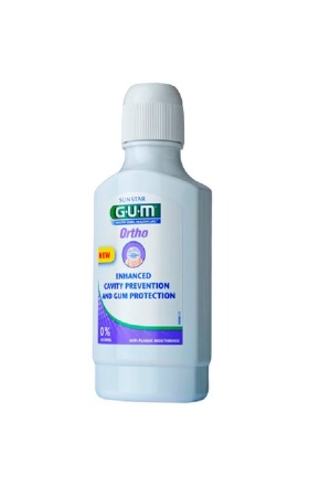 Bain de bouche GUM Ortho 300ml Bain de bouche GUM Ortho 300ml