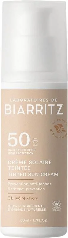 ALGA MARIS Crème solaire teintée visage SPF50 elf Disp 50ml