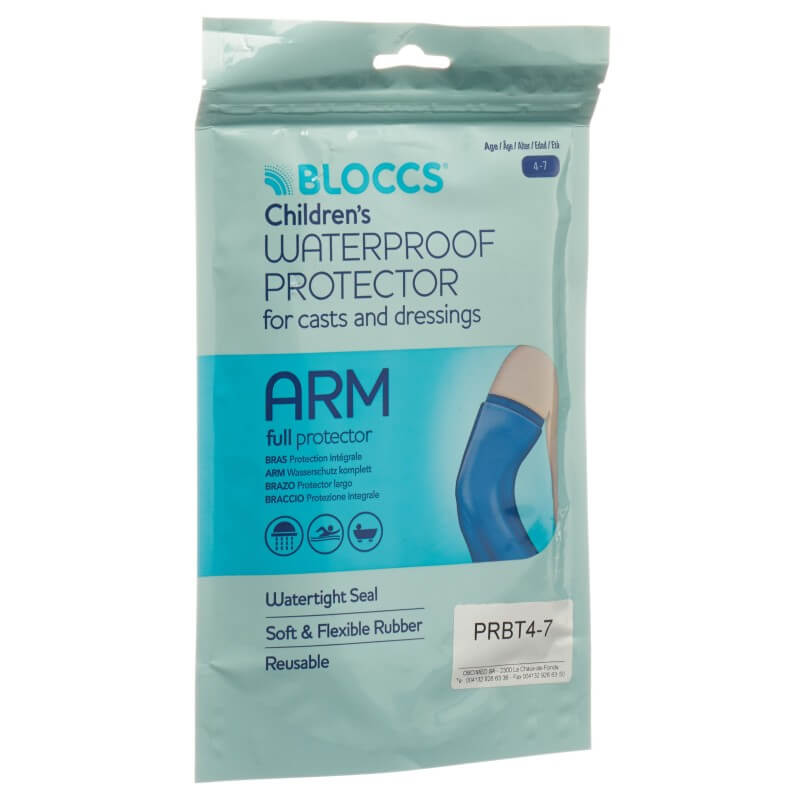 BLOCCS bain et douche protection d'eau pour le bras 17-28/51cm enfant BLOCCS bain et douche protection d'eau pour le bras 17-28/51cm enfant
