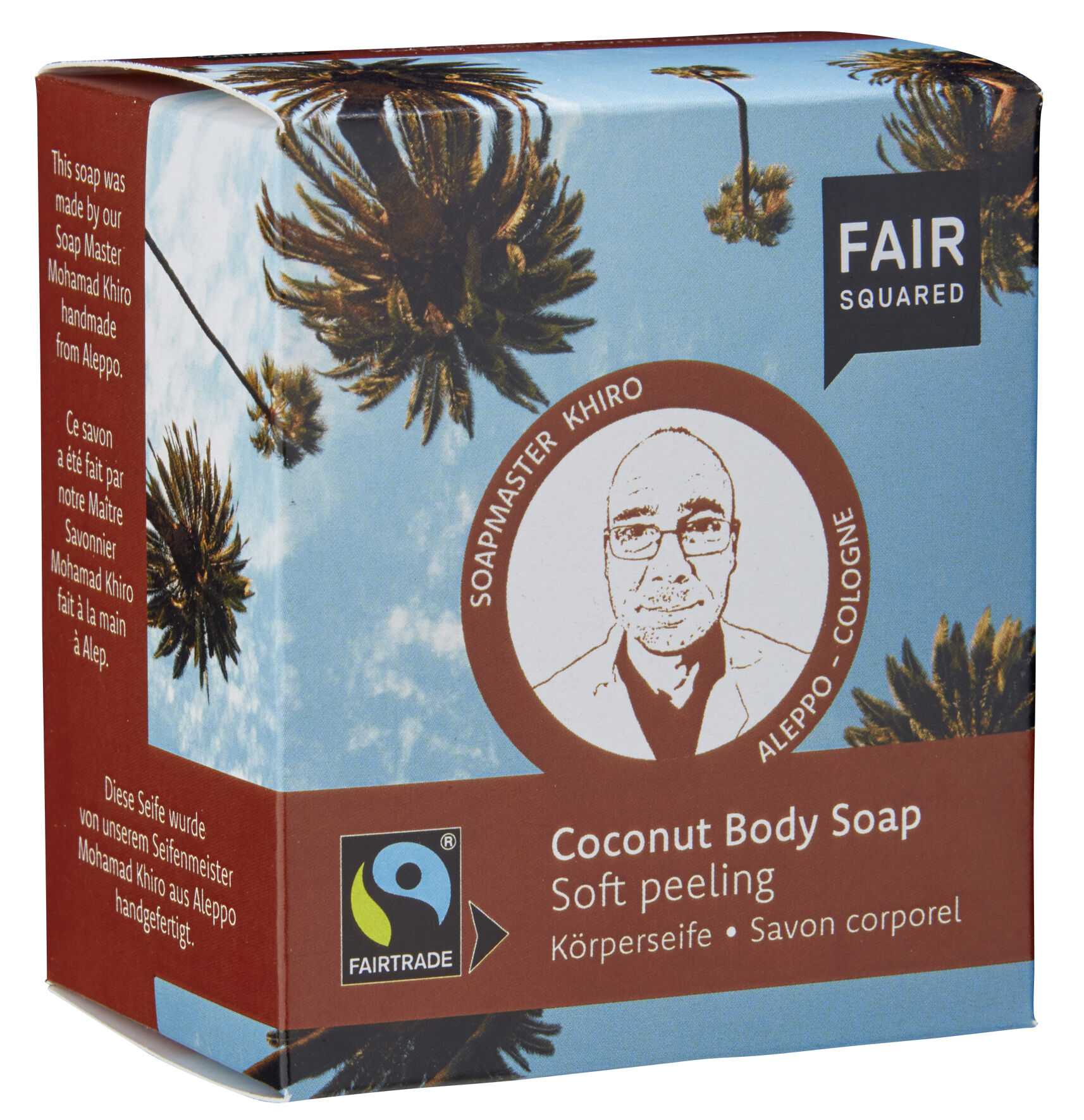 FAIR SQUARED Body Soap Coco Soft Peeling 2 x 80g