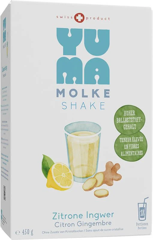 Petit-lait YUMA citron-gingembre 450g