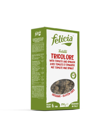 FELICIA Fusilli Riz Tricolore sans gluten 250g
