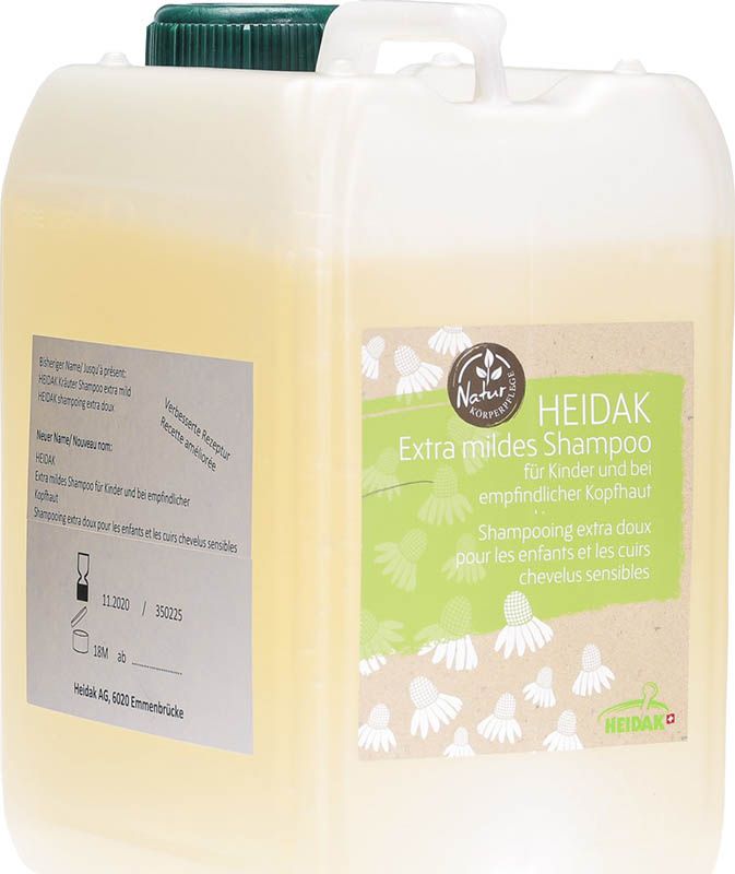 Shampooing extra doux HEIDAK Fl 2.5kg Shampooing extra doux HEIDAK Fl 2.5kg