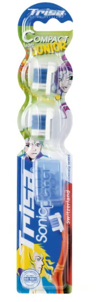 Trisa SONICPOWER Set de remplacement Junior Comp soft