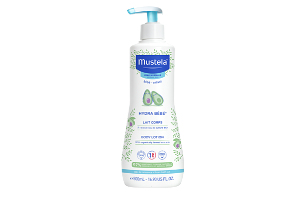 Mustela Hydra Bébé Lait corporel peau normale 500ml