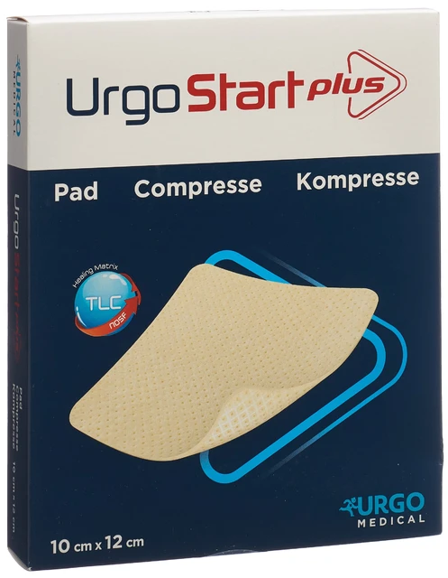 UrgostartPlus Kompress Wundauflage 10 x 12 cm 10 Stück
