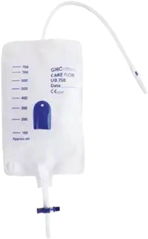 GHC Poche pour jambe CAREFLOW 750ml 10cm unst 10 pièces