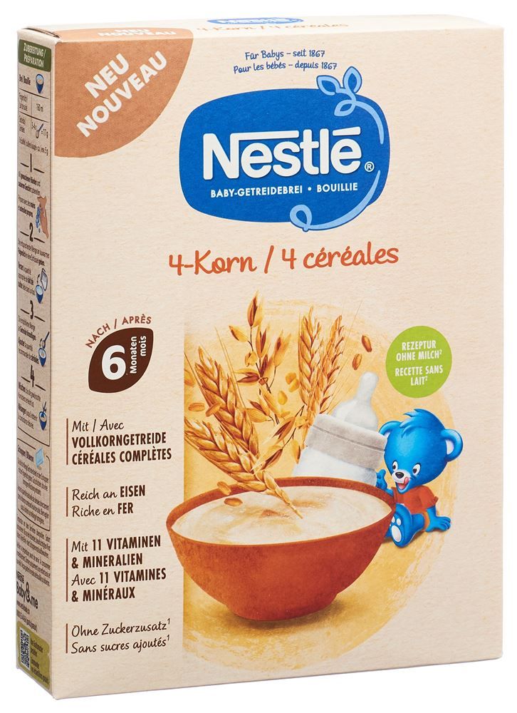 Nestlé Baby bouillie de céréales 4 céréales 180g